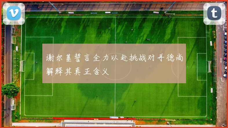 谢尔基誓言全力以赴挑战对手德尚解释其真正含义